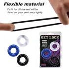 3 шт. TPR Силиконовые Кольца для пениса Задержка эякуляции мягкое кольцо для пениса гибкое кольцо для пениса секс-игрушки для мужчин интимные изделия Sexo