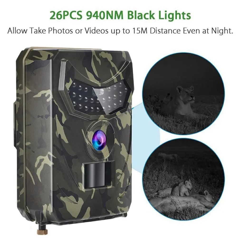 

PR-100 Wildlife Trail Camera 1080P Scouting Infrared Night Vision Waterproof Portable Outdoor Hunting Camera