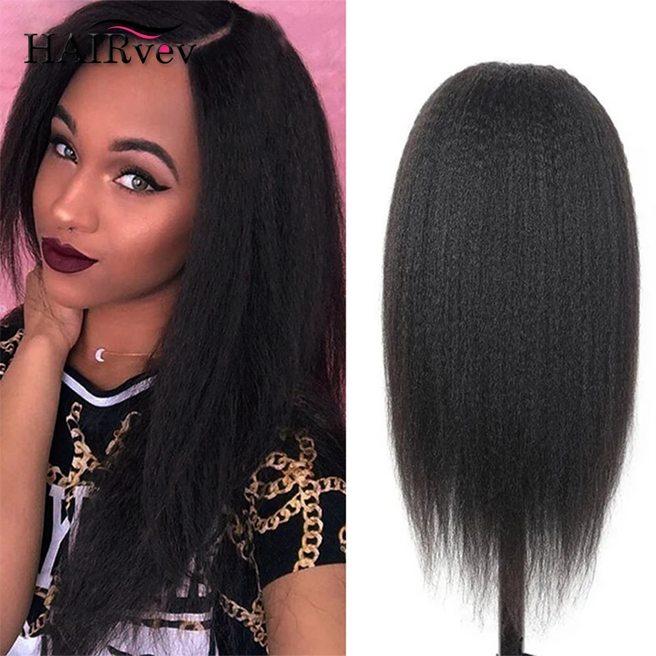 

100% Brazilian Human Hair Wigs Glueless Kinky Straight Natural 13x6 Lace Frontal Human Hair Wigs HD Lace Front Wig 360 Lace Yaki