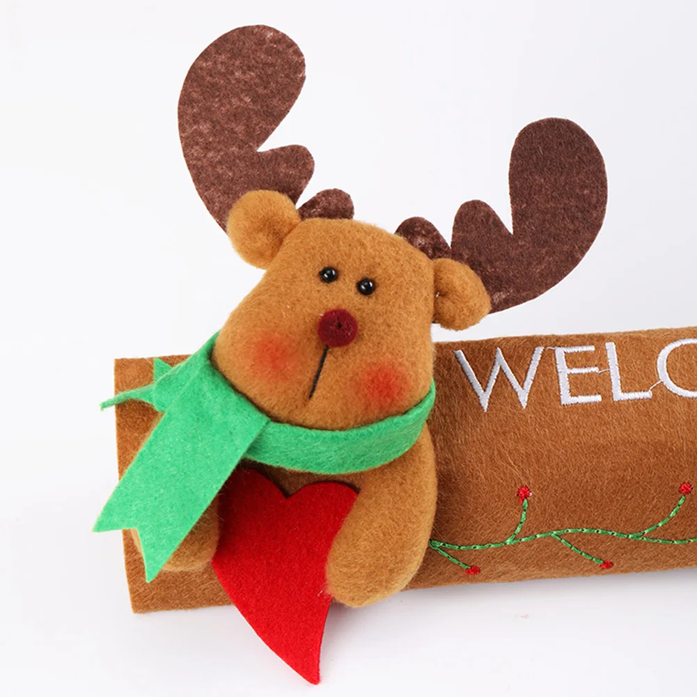 Рождественские декоративные дверные ручки для холодильника кухонные