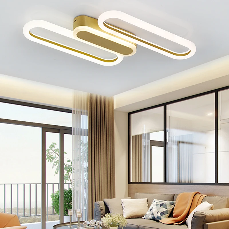 

Черный/золото светодиодный потолочный светильник s для спальни столовой чехлы для потолочный светильник для дома светильник ing современный...