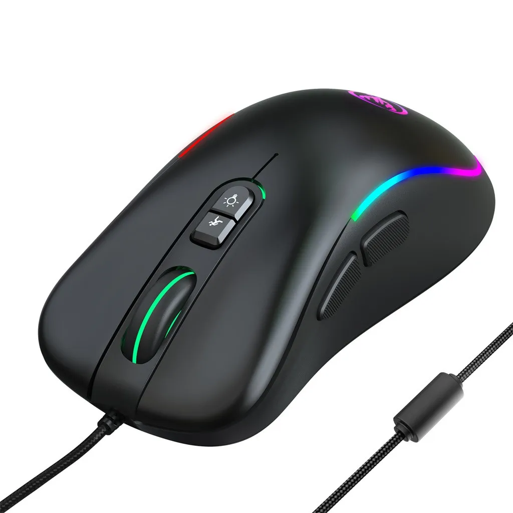 J300 RGB подсветка определение игры USB Проводная 6400 точек/дюйм Регулируемая игровая