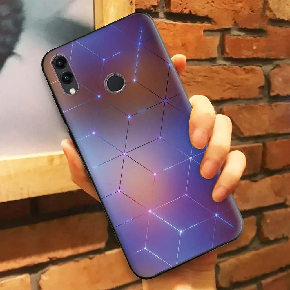 Чехол для Honor 8X Huawei 8 X противоударный защитный чехол телефона милый с кошкой
