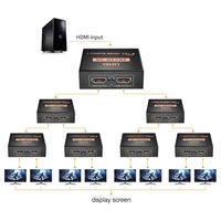 4k hdmi compatible splitter 1 in 2 out full hd 1080p video hdmi splitter 1x2 split 1 in 2 out for hdtv dvd ps3 xbox