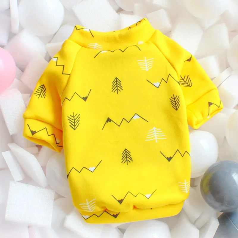 Yellow Cedar Милая одежда для домашних животных, котов для кошек, зимний костюм для кошек, свитер с капюшоном, одежда для щенка любимца, disfraz para gato - Цвет: Yellow Cedar