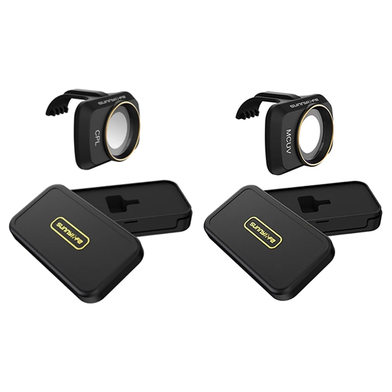 2x SUNNYLIFE Used for DJI Mavic Mini/Mini 2 Filters Camera Lens Filter Mini Accessories CPL & MCUV | Электроника