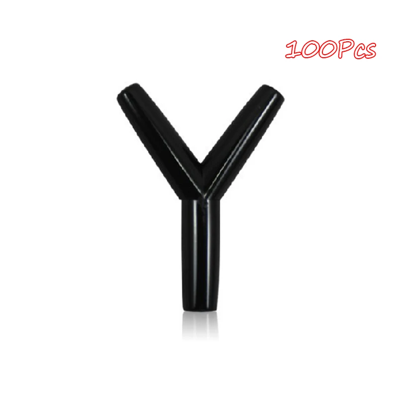 1/10/100 Pcs Lot High Quality Plastic three Way Aquarium Fish Tank Air Pump Control Valves For 4mm Tube Aquatic Pets Product | Дом и сад
