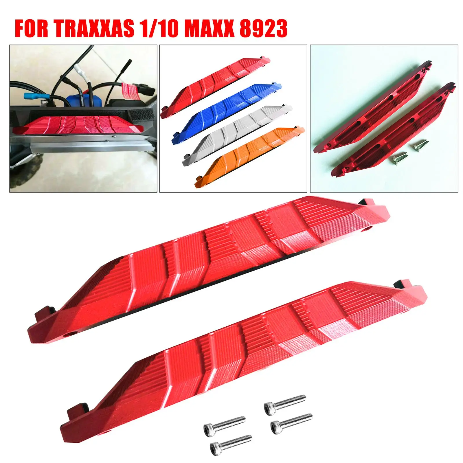 

Aluminum Chassis Side Trail Bars For Traxxas 1/10 MAXX 8923