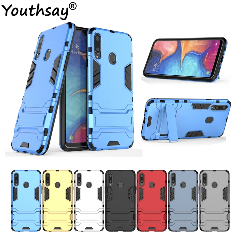

Противоударный чехол для Samsung Galaxy A20s, роскошный чехол с подставкой для Samsung Galaxy A20s, чехол для Samsung A20s, чехол Youthsay