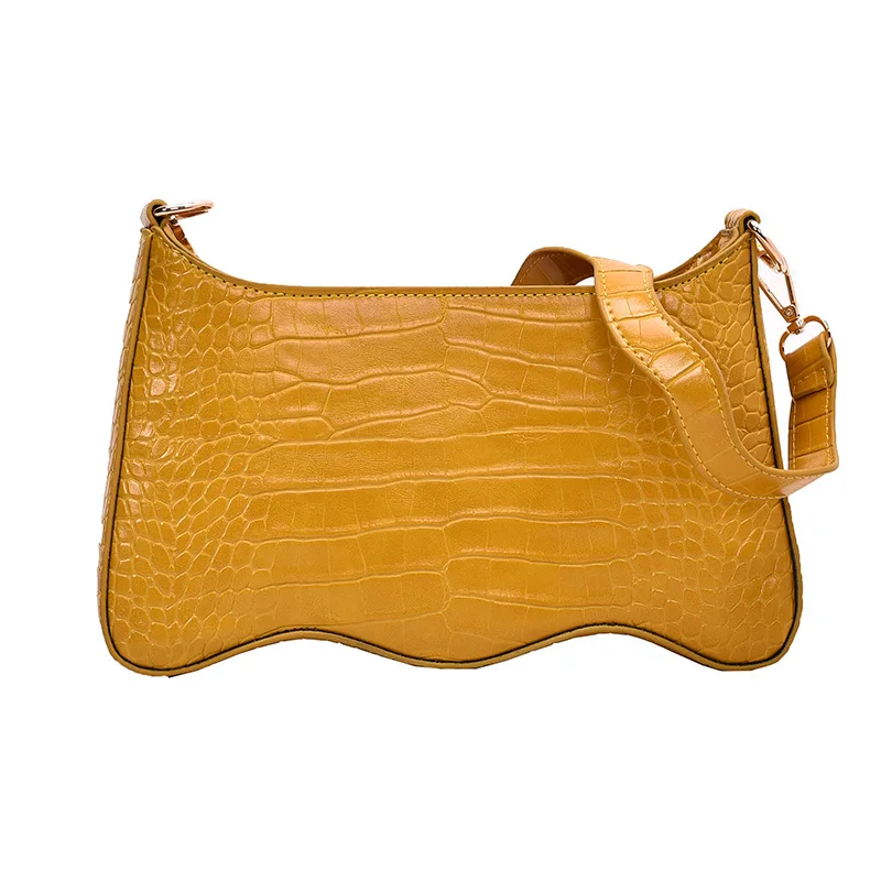 

Stone Pattern Women Shoulder Bags Designer Tote Bag Designer Luxury Crocodile Pu Leather Messenger Bag Chic Ladies Small Purses