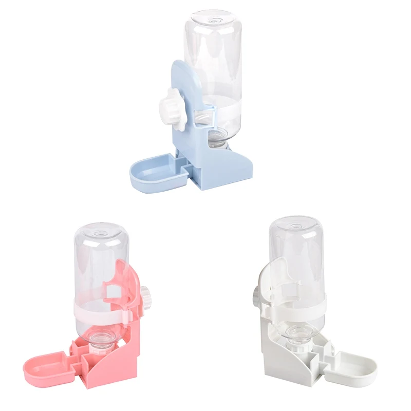 

Simple and convenient Pet automatic drinking fountain pigeon rabbit drinking bowl cat dog hanging cage drinking fountain white