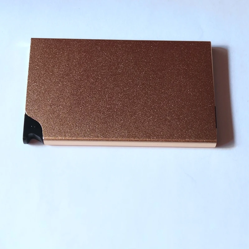 Лидер продаж 2020 алюминиевый держатель для Карт RFID с блокировкой тонкий