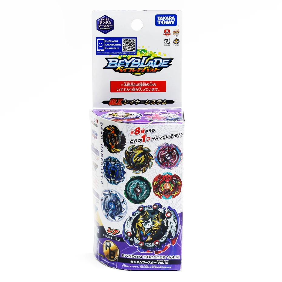 Подлинная Takara Tomy Beybladeburst B-125 Super Z взрывной гироскоп смерти Аиды 8 случайная упаковка V12 Металл Fusion Битва гироскоп игрушка