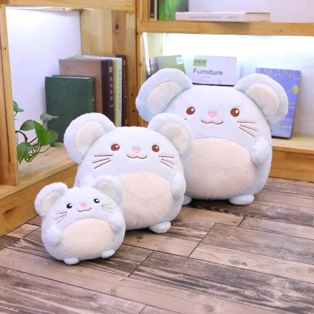 

Cute Simulated Mouse Pillow Super Soft Plush Mouse Doll Stuffed Rat Plush Animal Toy 20cm/30cm/40cm Children Christmas Gift