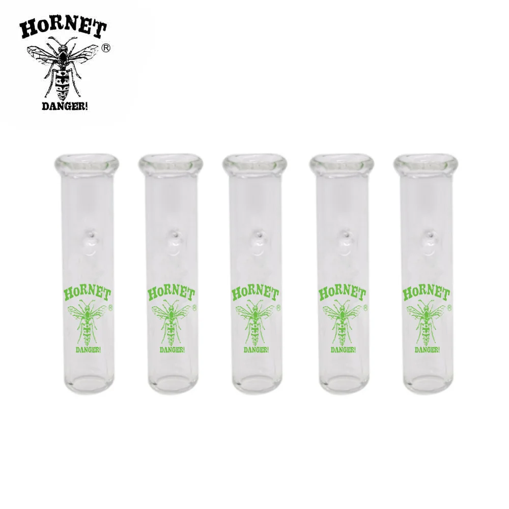 HORNET 5 шт. стеклянные наконечники для курения прочные многоразовые фильтров