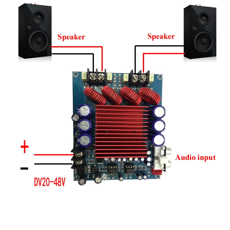 TAS5630 300 Вт + двухканальный цифровой аудио усилитель плата класса D HiFi стерео