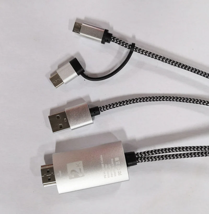 Bluetooth Аудио Синхронизация Тип C Micro USB HDMI конвертер видео кабель для huawei P30 Xiaomi samsung Android телефон подключение к телевизору HD tv