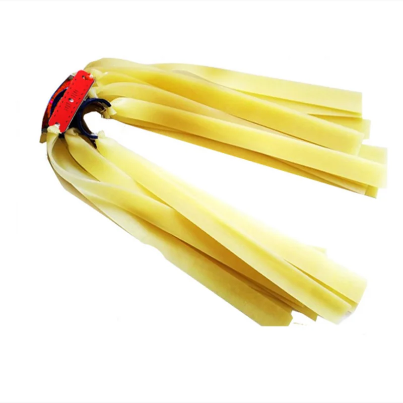 

5pcs thickened 1.5mm wide flat rubber band high elasticity solid color slingshot shooting hunting accessories rubber band