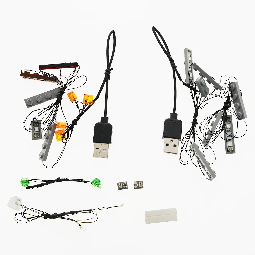 

USB Powered LED Lighting Kit for Haunted House 10273 (Only LED Light, No Block Kit)