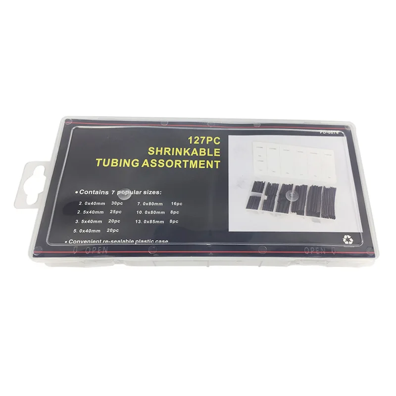 Heat Shrink Wrapped Shrinking 127Pcs Insulation Sleeving Thermal Casing Car Electrical Cable Tube Kit | Инструменты