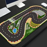 40x90 cm turbo racing race track mat city road race car track toy baby kids game mat rubber computer gamer keyboard mouse mat