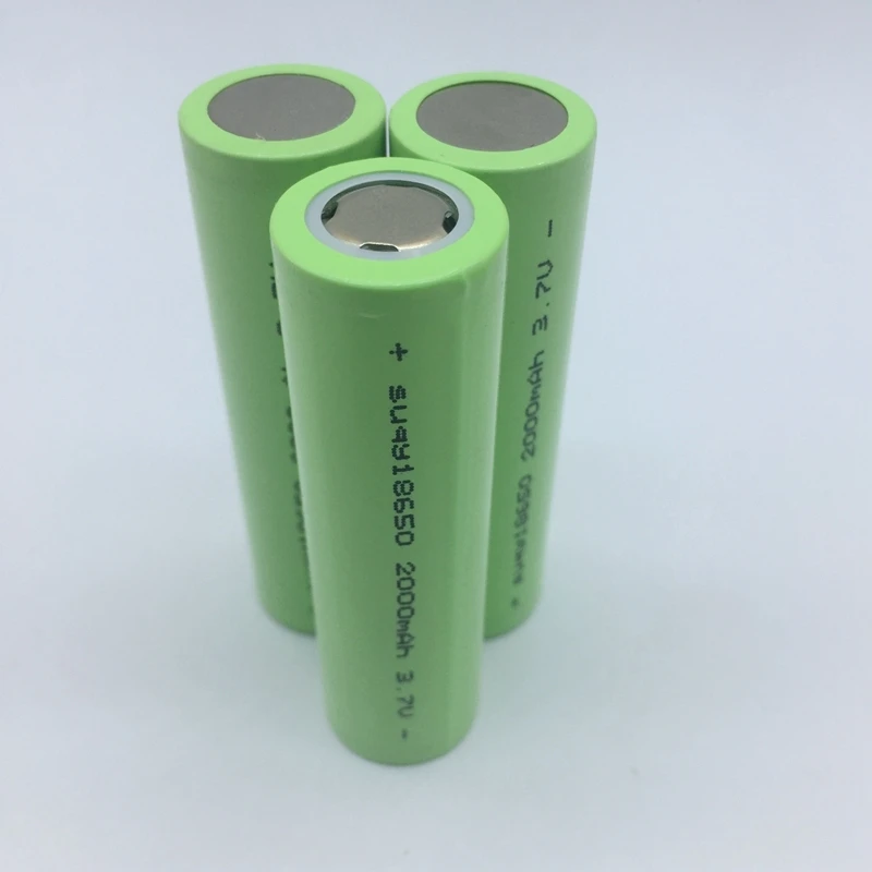 Suqy перезаряжаемый аккумулятор 3,7 v 2000mAh 18650 литиевый аккумулятор для внешнего аккумулятора 18650 батареи