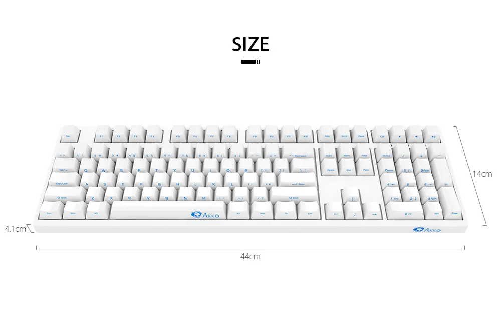 Оригинальная игровая механическая клавиатура AKKO 3108 с боковой резьбой 85% PBT 108 клавишами, Проводная компьютерная игровая клавиатура с защитой от привидения Cherry MX
