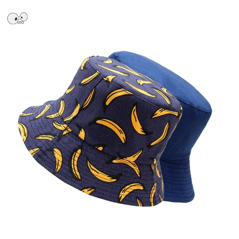 В стиле хип хоп с принтом фрукты ведро шляпа Для женщин мужская пара Летние