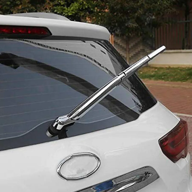 Fit for Hyundai IX35 2018 Car Exterior Rear Window Rain Wiper Arm Blade Cover Trim Styling Overlay Chrome Stickers ABS | Автомобили и