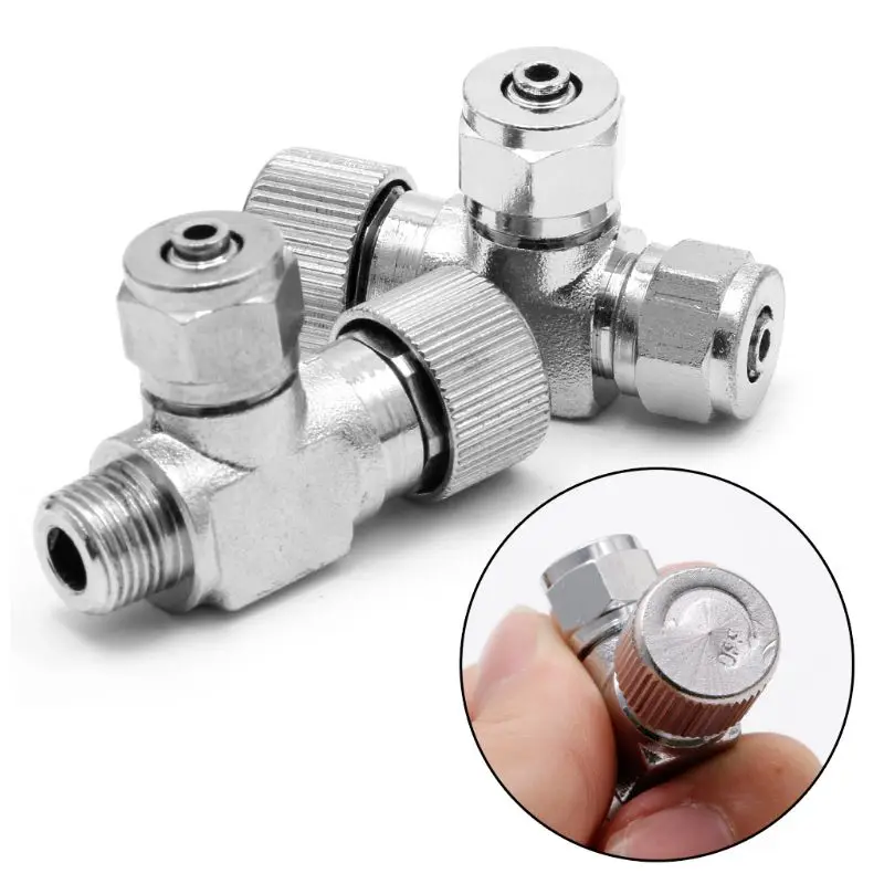 Аквариум CO2 регулятор иглы Регулировка вентиля комплект Пузырьковые клапаны