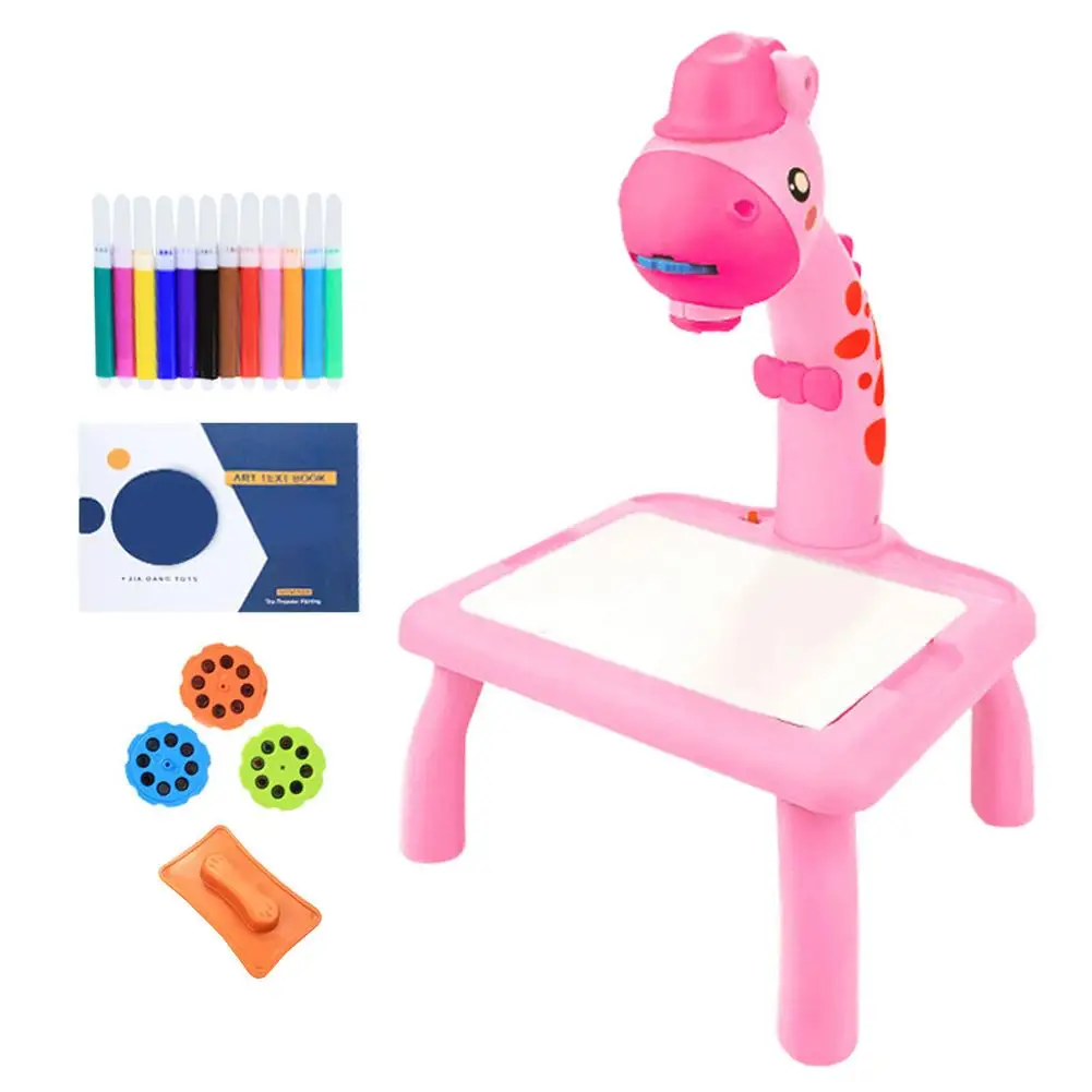 

Инновационный Проекционный стол для рисования, детская игрушка для рисования и граффити, восхитительный Проекционный стол для рисования и ...