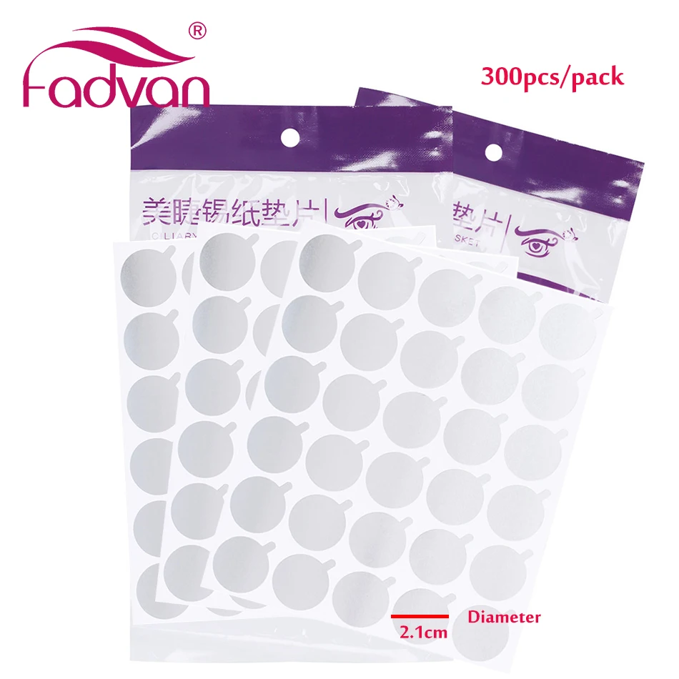 Одноразовые водостойкие клеящиеся пластины для ресниц 300 шт./упак. клеевая