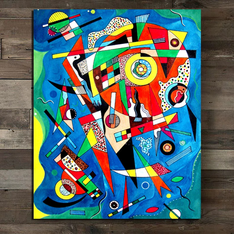 Абстрактная Настенная картина Wassily Kandinsky постеры на холсте современная живопись
