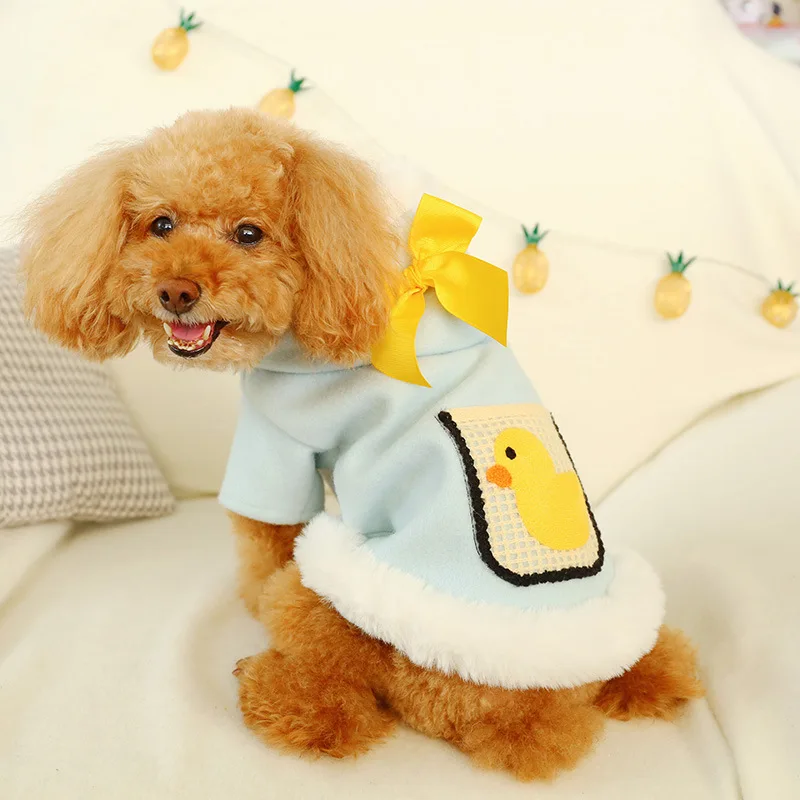 Новинка 2019 зимняя одежда для собак хлопковое мягкое теплое шерстяное пальто