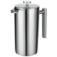 small stainless steel french press coffee plungerpress pot best tea brewer espresso machine 1500ml kettle coffee maker