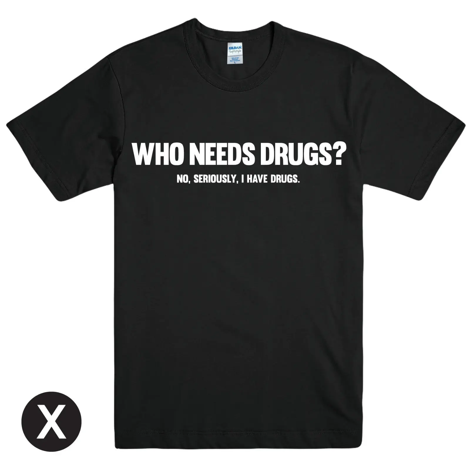 Кому нужны лекарства? Забавная Мужская футболка с принтом шутка новинка подарок