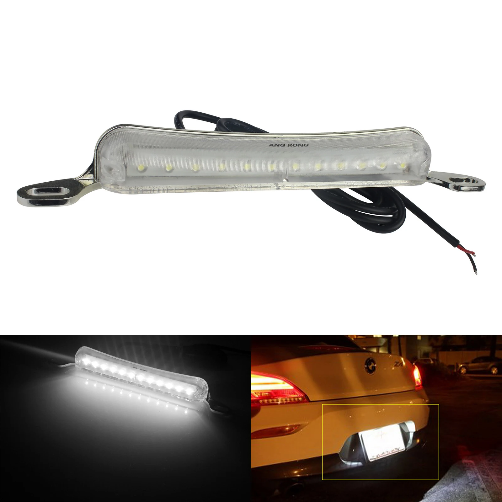 

Универсальная Светодиодная лампа 12SMD для номерного знака, ксеноновая белая лампа для автомобиля, внедорожника, грузовика, 12 В