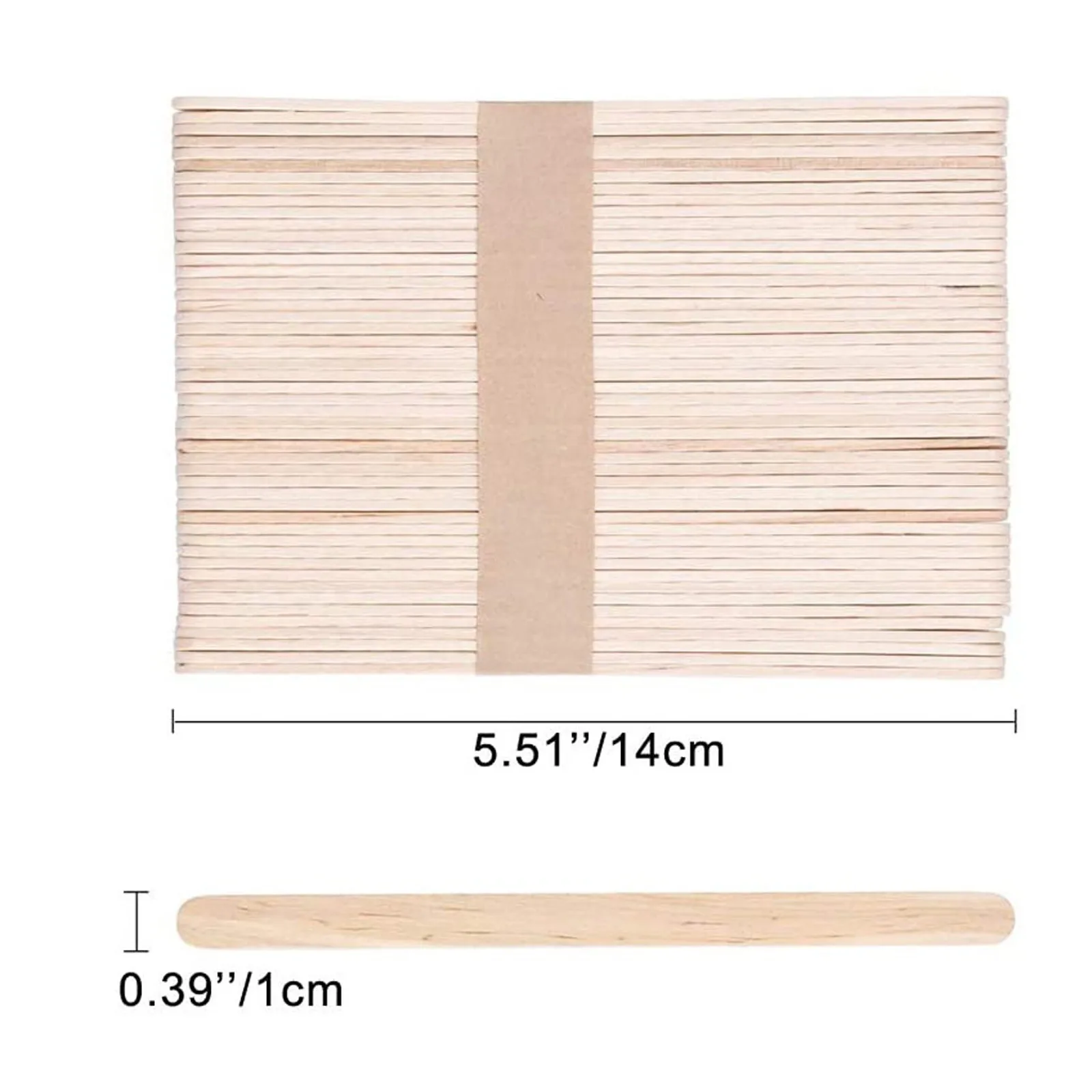 

50 Pcs/set Wood Ice Cream Sticks Popsicle Sticks Natural Wooden Popsicle Wooden Craft Stick Popsicle Accessories