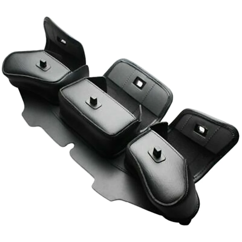 

Motorcycle Windshield Bag Saddle 3 Pouch Pocket Frame Front Bag Accessories for Touring 1996-2013
