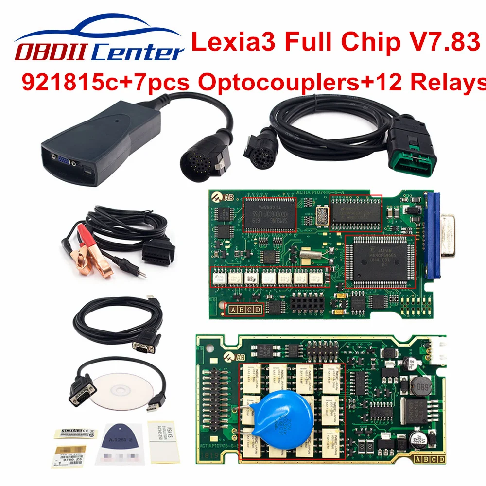Lexia3 Psacom Psa-com Bluetooth автоматический диагностический сканер для peugeot, для Citroen Psa Com Замена Lexia-3 полный чип Pp2000 Diagbox
