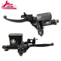 motorcycle brake pump universal handlebar right hand brake master cylinder lever accessories left right clutch lever 50 250cc
