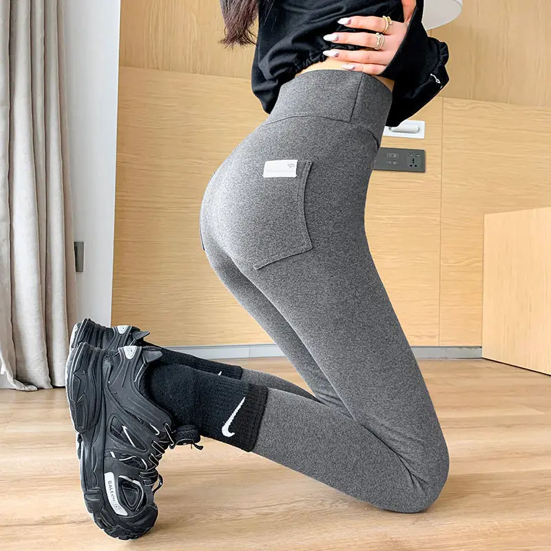 

Autumn Women Sports Trousers High Waist Tight Yoga Female Pants Fitness Running Casual Breathable Seamless Leggings Keep Warm