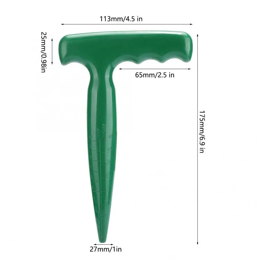 Сад тонкий пояс который крепится на 5 шт. ручных Пластик садовой земли из