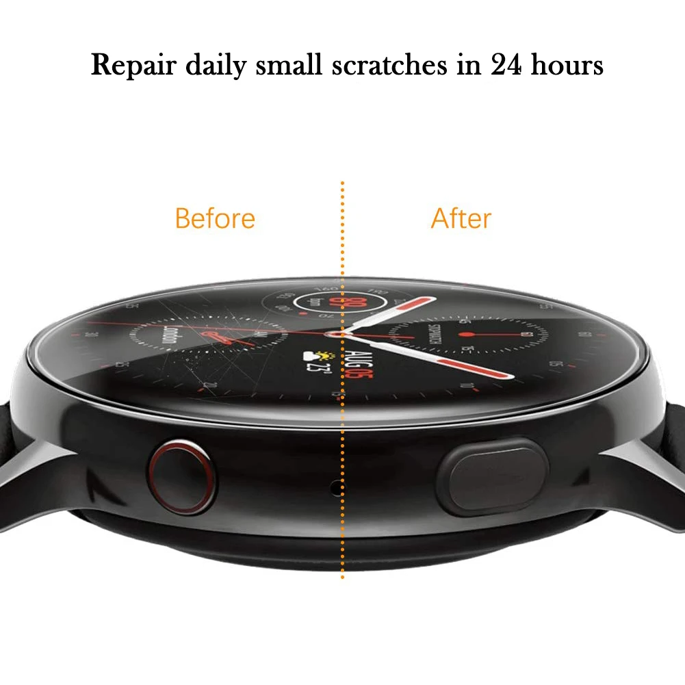2 шт. тонкая ультратонкая Защитная пленка для Samsung Galaxy 3 46 мм 42 Watch Active мягкая 3D с