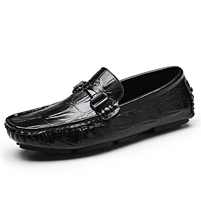 

Men Loafers Fashion Mens Leather Shoes Genuine Slip-on Walking Shoes Handmade Man Casual Shoes Luxury Driving Shoes Man Shoes