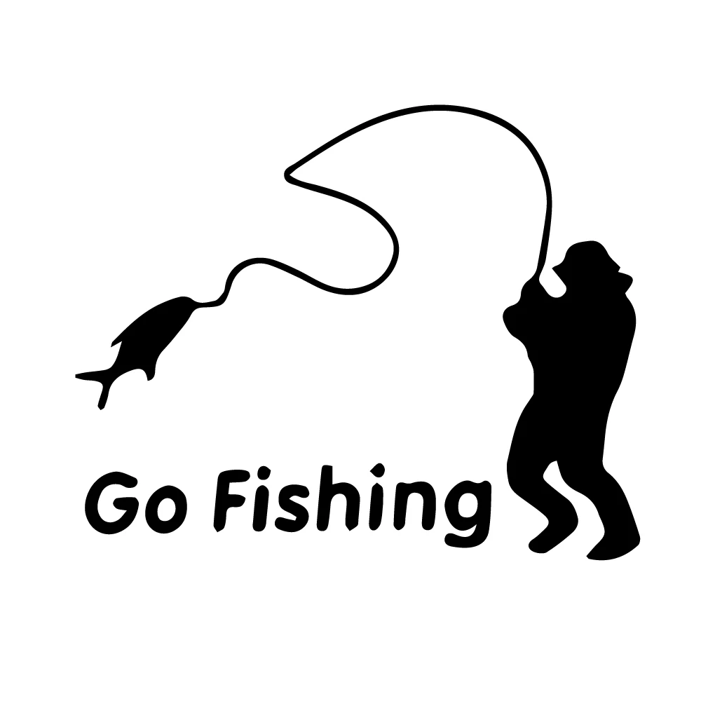 Классный дизайн автомобильная наклейка для рыбалки s на автомобиль веселая