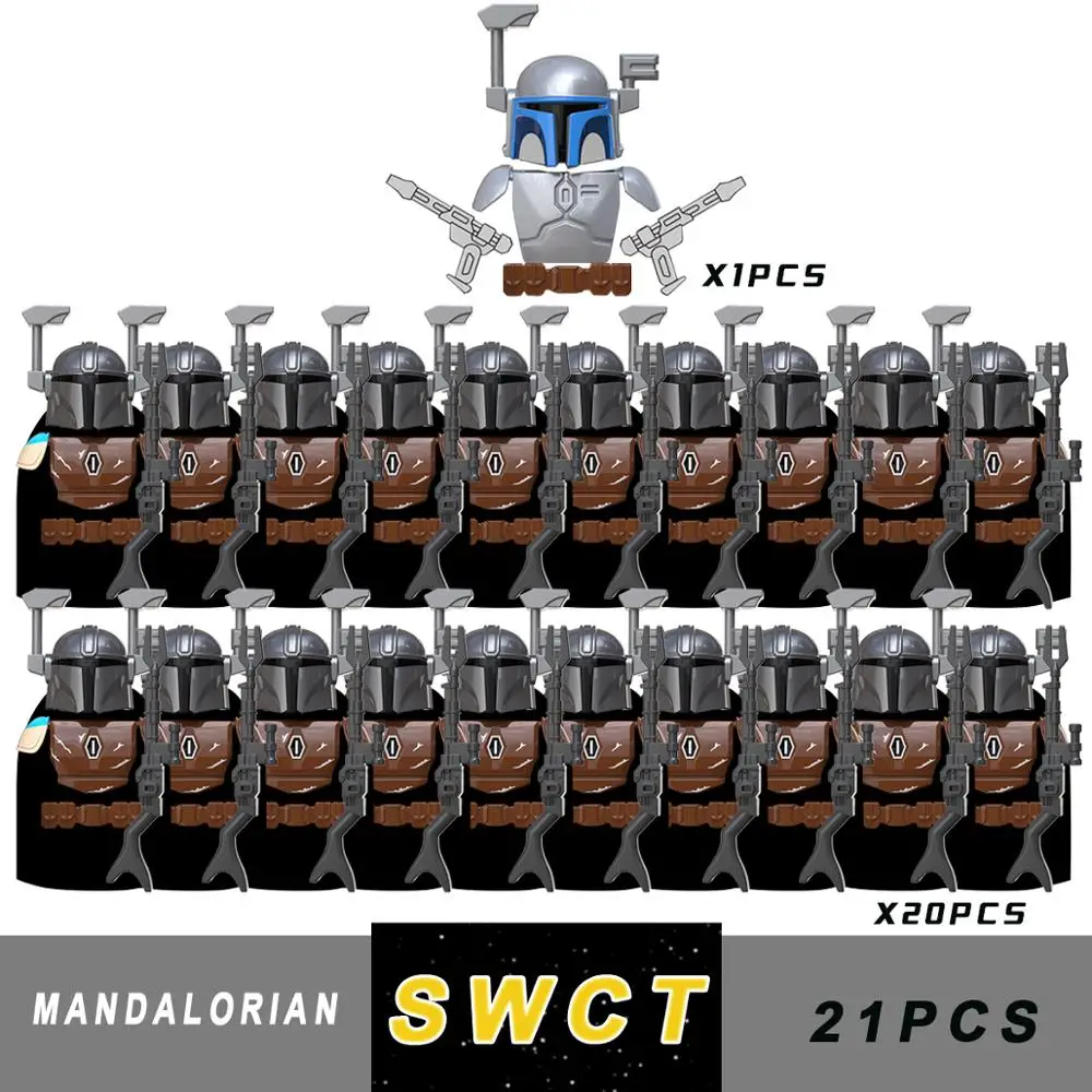 Space wars set Mandalorian battle armor Boba Shock Clone Trooper Legion Building Blocks Bricks Toys for Children | Игрушки и хобби