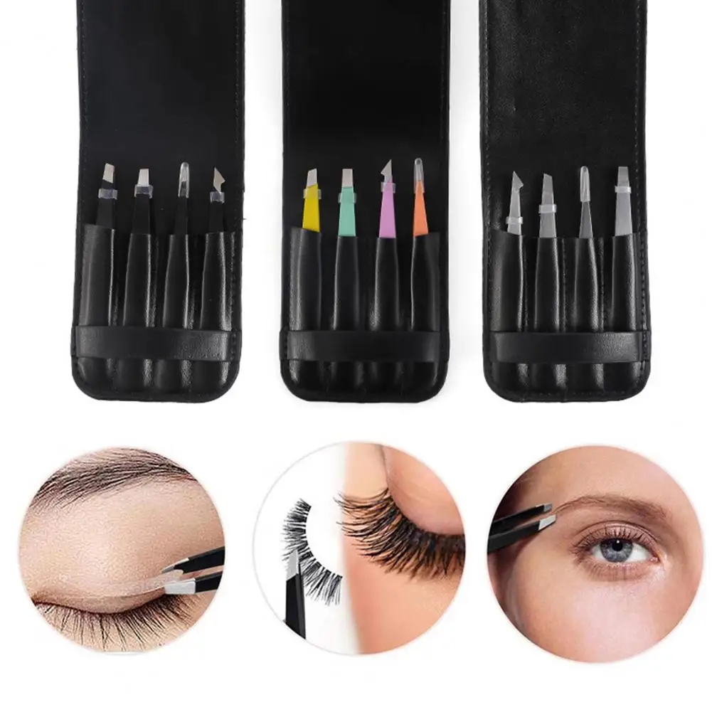 50% горячая распродажа 4 шт./компл. пинцет для бровей с точными несколькими