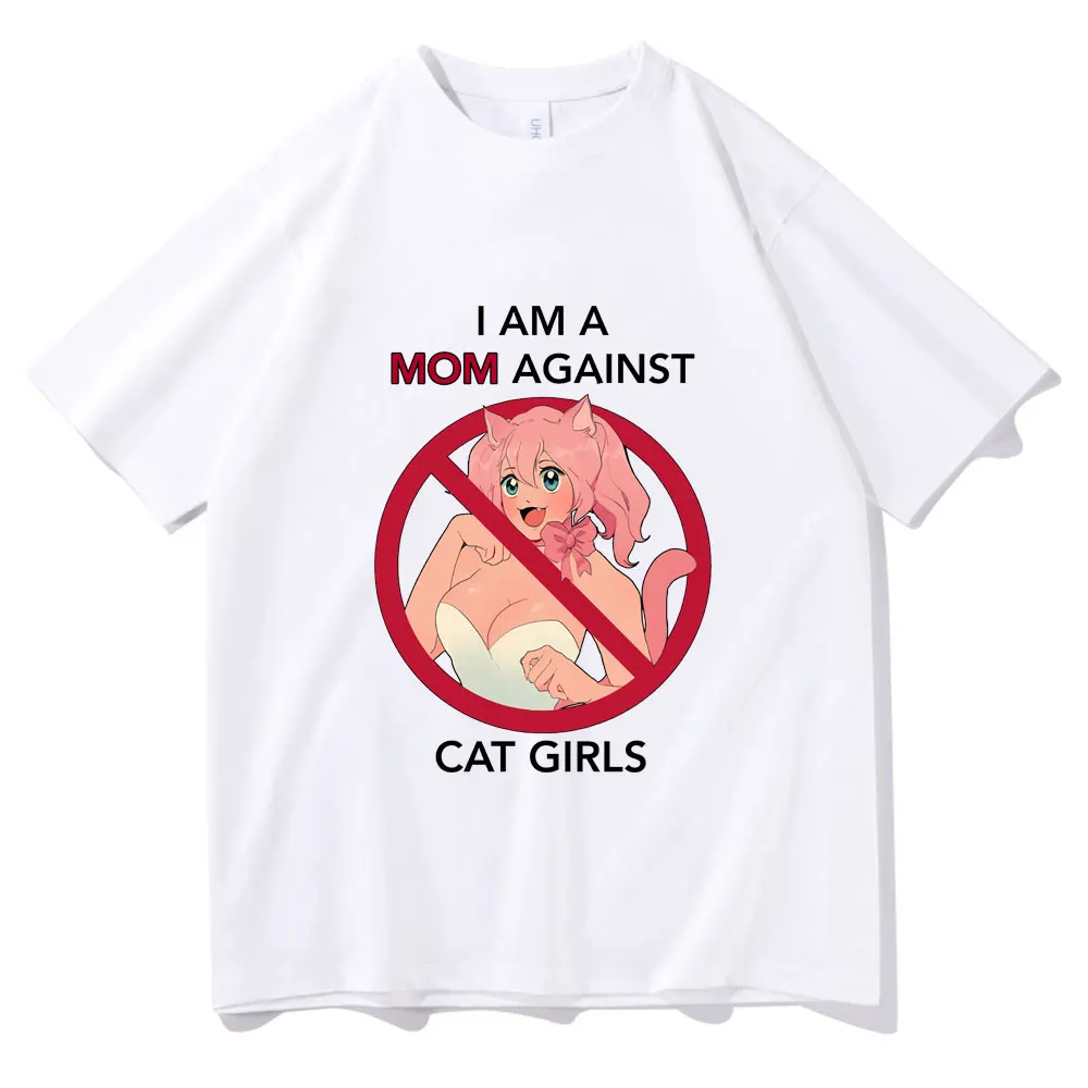 

Футболка унисекс с надписью «I Am A Mom with Cat Girls»