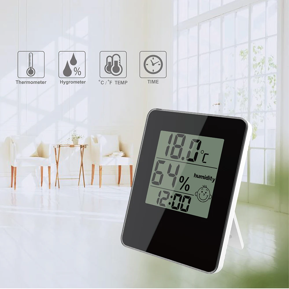 Цифровой термометр и гигрометр в помещении многофункциональный измеритель